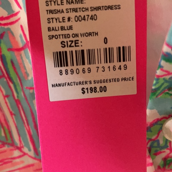 Lilly Pulitzer Patterned Dress with Collar - Picture 11 of 11